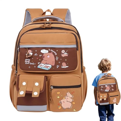 Sac école pour enfant Capybara idéal pour les vacances et les sorties