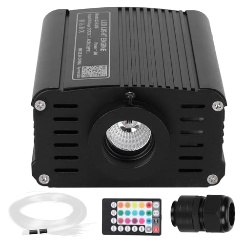 Kit de fibra óptica LED RGBW Hyuduo de 2M para techo de coche y hogar