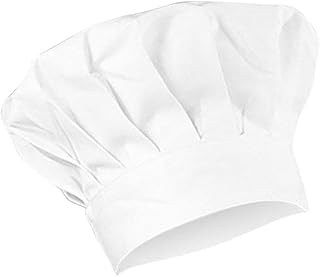 1pcs Charming Childrens Adjustable Chefs Tall Hat Cooking Baking School Crafts Chefs Work Hats - White ExcellentPopular