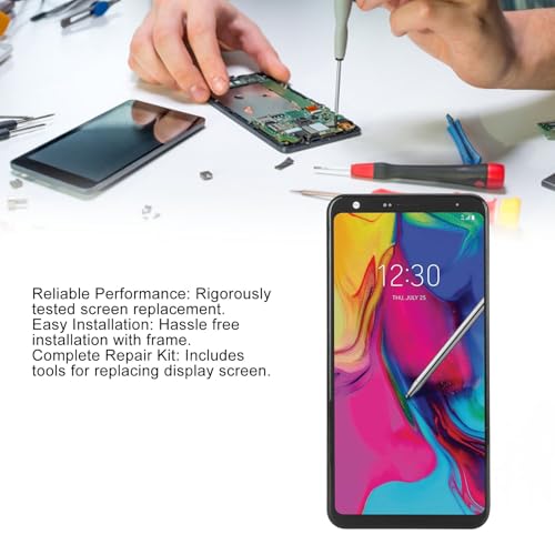 Rankomu 6,2" Telefonskärm Ersättning för Stylo 5 - Svart