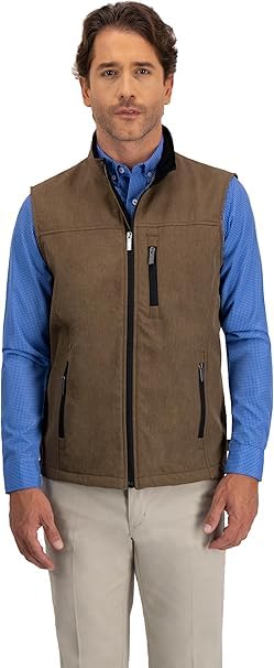 Image of REIMER | Men Softshell Vest Waterproof Windproof Thermal Neoprene Sleeveless Elegant Breathable Fit Zipper Pockets