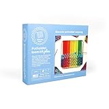 Friendly Loom 7” Traditional Potholder Plus Weaving Kit | Sturdy Metal Loom and Quality Cotton Weaving Loops in Rainbow Colors | Complete Kit to Weave 6 Functional Potholders | Made in the USA