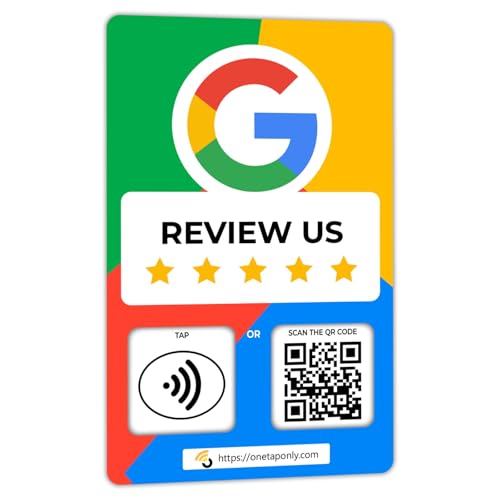 Review NFC & QR Tap Card by One Tap Only – Smart Business Card wi...