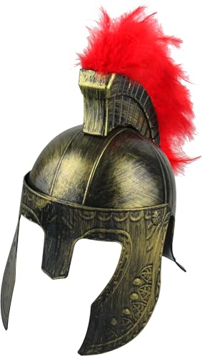 Child's Spartan Warrior Helmet Costume Accessory Gold