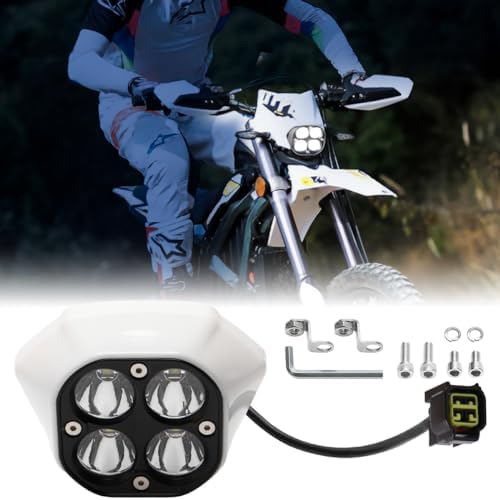 URLWALL Upgraded Headlight for Sur Ron Ultra Bee, Plug N Play LED Headlight Front