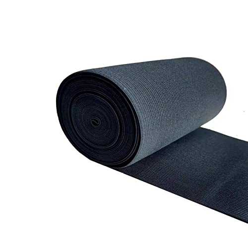 VIAILI 4 Inch by 5 Yard Heavy Stretch High Elasticity Elastic Spool Knit Elastic Bands for Sewing (black 4'') by VIAILI SYMIE - Used condition - US$6.41