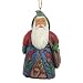 Jim Shore Heartwood Creek Folklore Santa with Bag Stone Resin Hanging Ornament, 4”