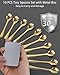 10PCS Tiny Spoons - Mini Stainless Steel Spoons 2.9 inch for Salt Jars Spice Jars, SUS 304 Food Grade Seasoning Spoon for Powder Spices, Pepper, Sugar, Coffee
