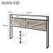 Halitaa Queen Bed Frame Headboard, Platform Bed with Storage & LED Light, Headboard with 2 Outlets USB and Type C Port, Farmhouse Bed, Attach Frame, Easy to Assembly, Wash Grey