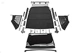 HAVOC OFFROAD Voyager Fastback Top for Ford Bronco | Two-Piece Top, Easily Opens From the Inside, Premium Twill, Removable Side & Rear Windows | HFB-09-101 | 2021-2025 Ford Bronco, 4-Door