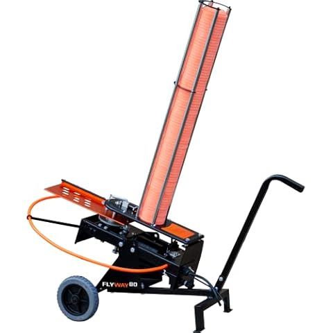 Do All Outdoors FW80 Flyway 80 Auto Clay Pigeon Trap with Wheels, Holds 80 Clays, Black/Orange, One Size Cover