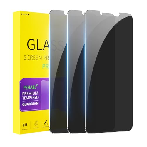 PEHAEL 3 Pack for iPhone 11/iPhone XR Privacy Screen Protector Anti-Spy Tempered Glass Film 9H Hardness Easy Installation Bubble Free [6.1 inch] by PEHAEL - Used condition - US$5.29