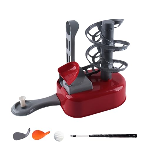 ゴルフクラブ ボールランチャー ゴルフピッチングマシン トレーニングゴルフデバイス プレイセットサーバー 子供用おもちゃ 練習用スポーツ ゴルフボールディスペンサー