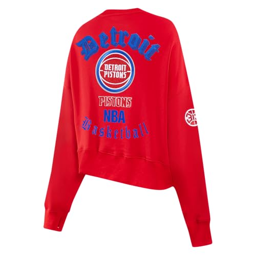 Sudadera Pro Standard NBA para Mujer en Color Rosso Talla M 4