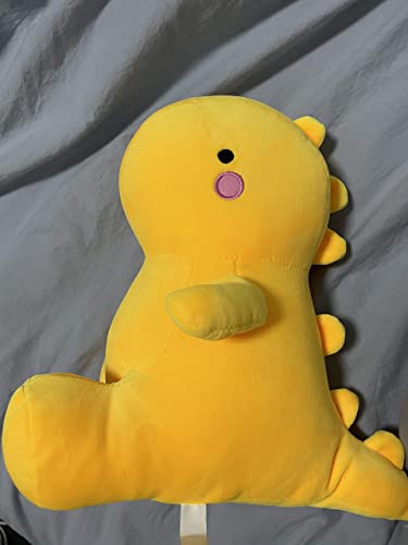 Image of VHYHCY Cute Dinosaur Plush Toys, Fat Dinosaur Stuffed Animals Toys Dolls, Soft Plush Stuffed Animal Dino Plushie, Birthday Gifts for Kids Girls Boys Yellow 20 inch