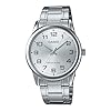 Casio #MTP-V001D-7B Men’s Standard Stainless Steel Easy Reader Silver Dial Watch