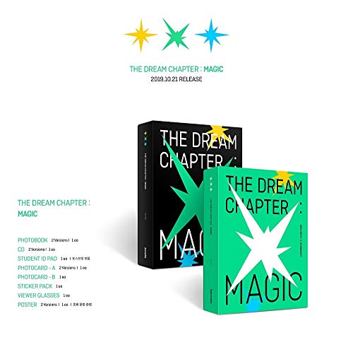 BigHit TOMORROW X TOGETHER TXT - THE DREAM CHAPTER : MAGIC [SANCTUARY ver.] Album+Poster+Extra Photocards Set