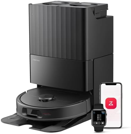 roborock QV 35S Robot Aspirateur, 10 000 pa d'Aspiration, Double ...