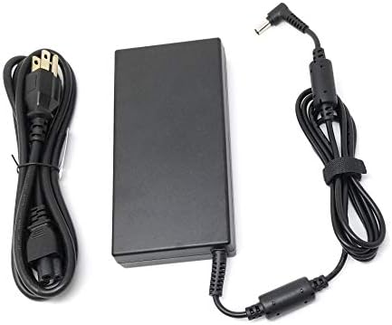 19.5V 9.23A AC Adapter Charger Fit for MSI GF63 GF75 GV62 8RD-275 GV62 8RD-276 GE60 GE62VR GE72VR GL62M GS60 GS63 GS63VR GS70 GT60 GT70 GV72 Laptop 180W Power Supply Charger
