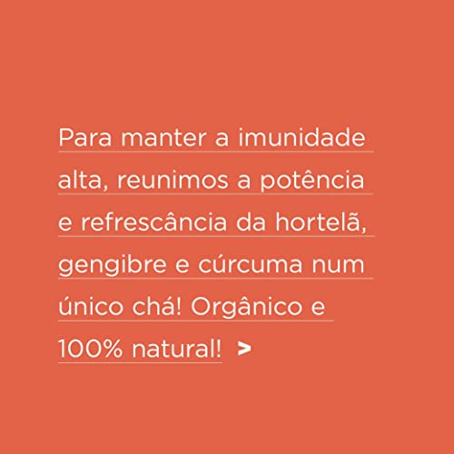 Chá Orgânico Iamaní Super Imune Cúrcuma Hortelã Gengib 15sac