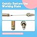 GLOXTED VCGTX06 6FT Adjustable Lock Throttle Cable Replacement for Vernier Adjustable Locking Cable 6-Foot Used for Tractors, Dump Truck, Trailers and More, for Household and Industrial
