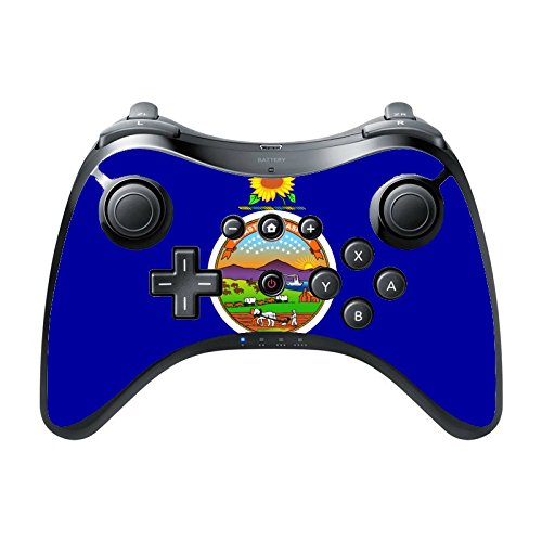 Kansas State Flag Vinyl Decal Sticker Skin by ElitePrinting for Wii U Pro Controller