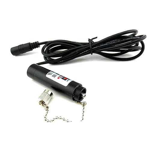 Laser monomode 650nm couplé fibre FC projetant un point rouge stable sans distorsion