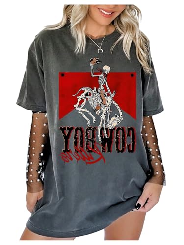 SOLY HUX Women's Summer Vintage Graphic Tees Short Sleeve Oversized