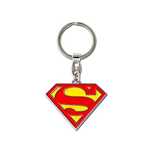 Logoshirt DC Comics - Superhéroe - Superman Logo Llavero - Key-Ring - Coloreado - Diseño Original con Licencia