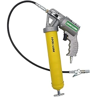 LockNLube 2-in-1 Pneumatic Grease Gun with Single Shot & Continuous Modes. Single-Shot and Continuous delivery Modes in one Grease Gun! Easily Switch delivery Mode with The Sliding Selection Lever.