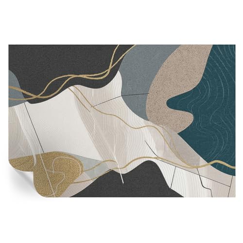 Papel pintado autoadhesivo clásico de 104x70 cm con formas abstractas 2