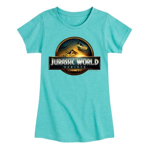 Jurassic World: Rebirth - Logo - Toddler and Youth Girls Fitted Short Sleeve Graphic T-Shirt