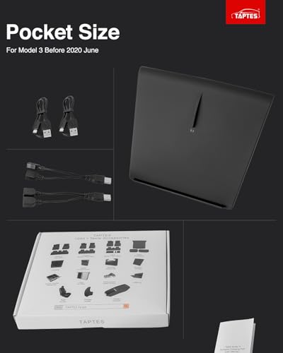 Chargeur sans fil Tesla Model 3 integration premium tapis induction console M3 - 4