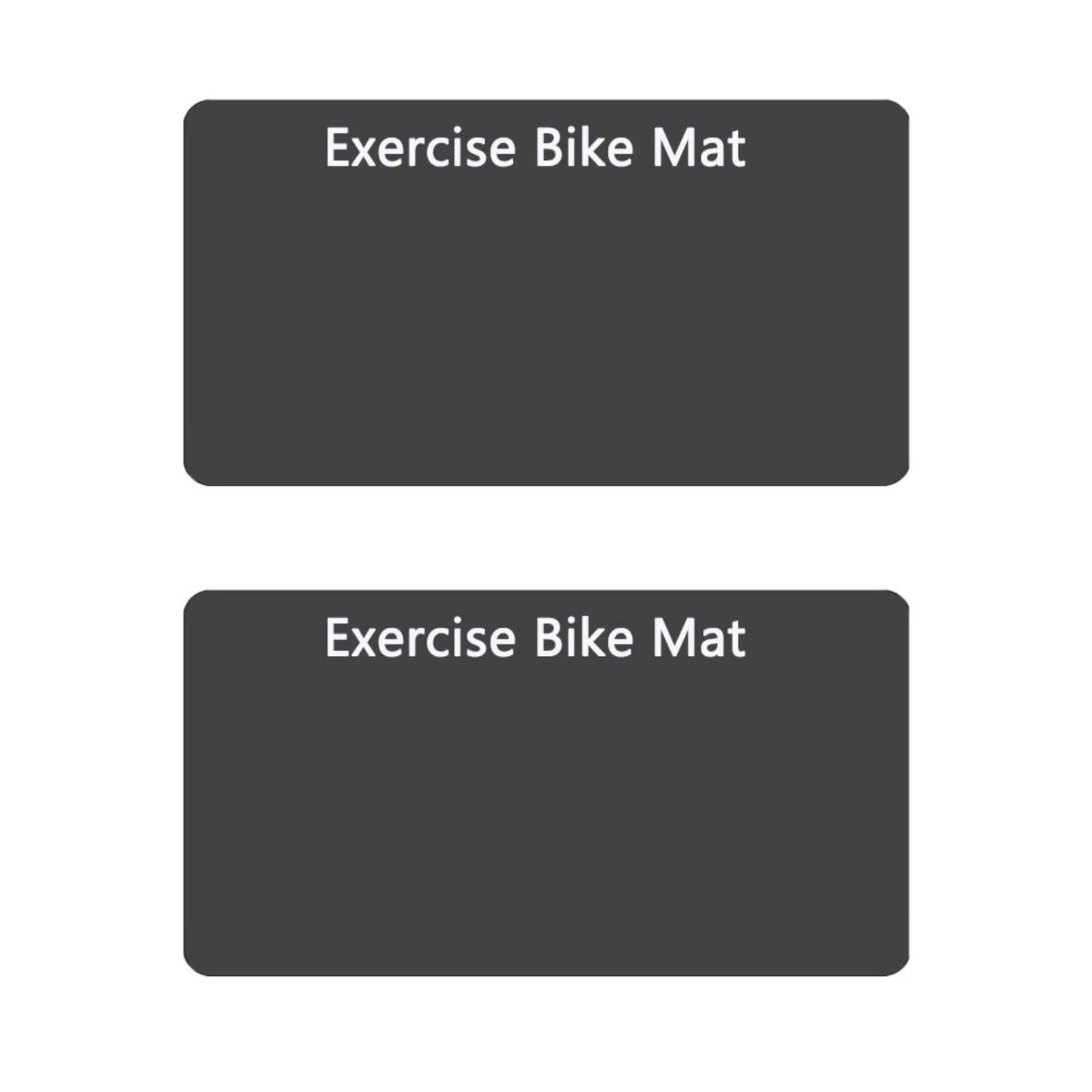 2 Pieces Exercise Bike Mat Non-Slip Fitness Bike Mat Noise Reduction for Workout Area, 2-Pack-image-46