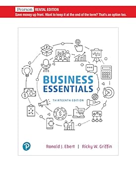 Paperback Business Essentials [rental Edition] Book