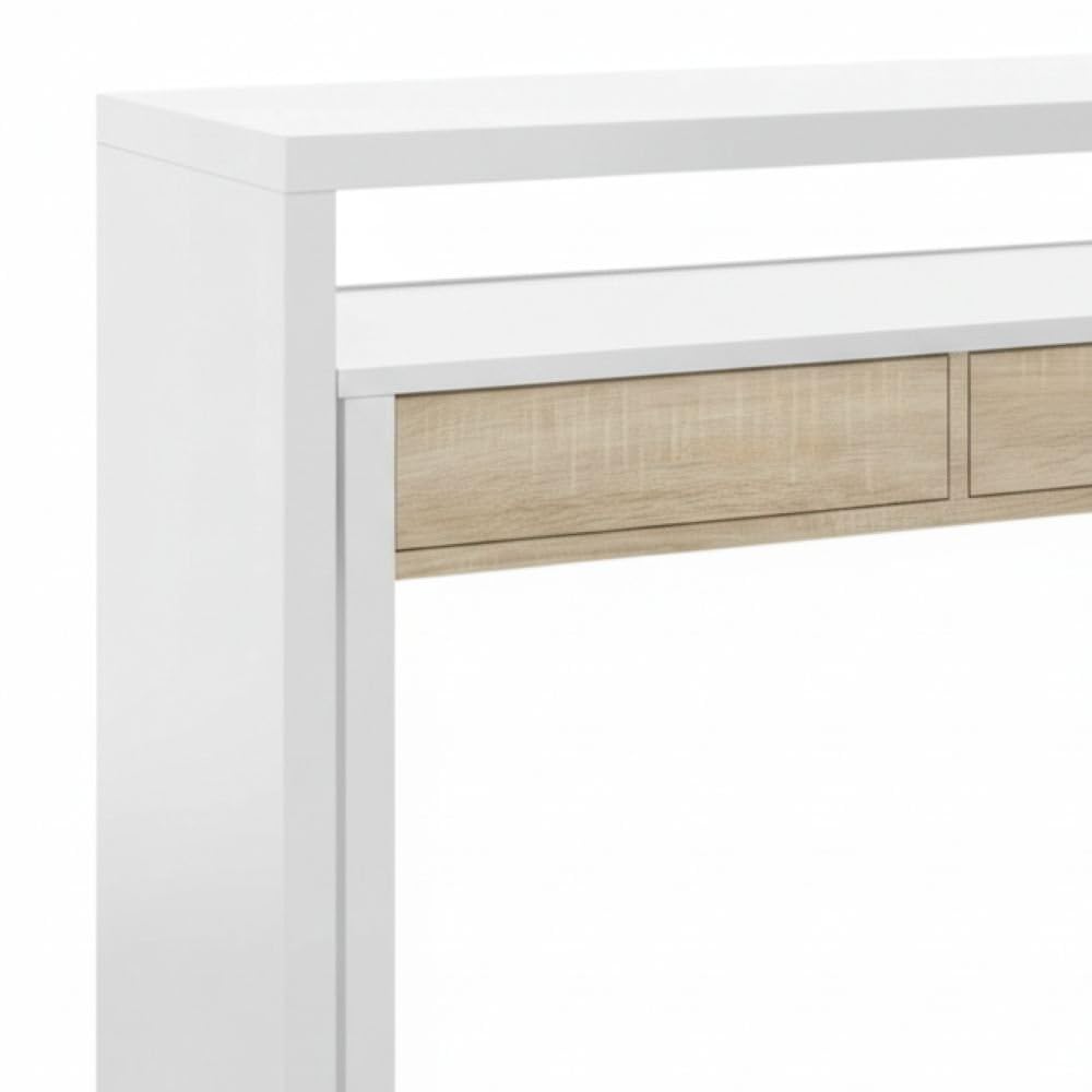 Habitdesign - MOD. 004582BO - Scrivania Estensibile, Dimensioni:98,5 x 87,5 x 36/70 cm di profondità.