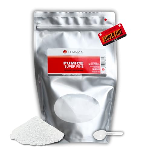 Dental Pumice Powder, 1 lb Bag - Multi-Purpose Abrasive for Cleaning, Polishing, Beauty Products, Dental Lab Work, and Rock Tumbling (Superfine)