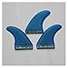 kgjskj Boogie Boards G5 G7 Surfboard Fin Surfboard Tail Rudder Paddle Board Fish Fin Fiberglass Tail Fin Three Pieces (Size : G7+Hexagon Mark)