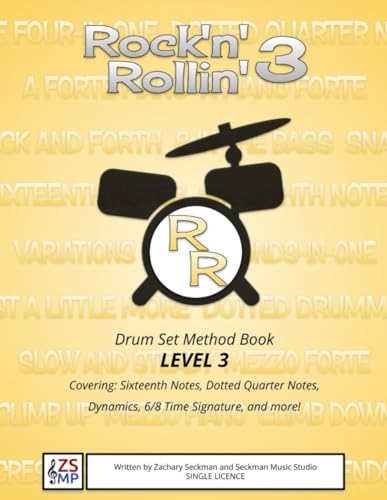 Rock'n'Rollin' 3 Early Intermediate Drumset Method