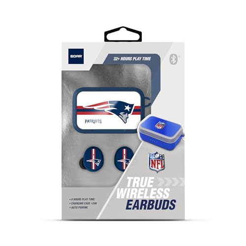 Image of SOAR NFL Wireless Sport Earbuds: Comfortable Fit & Convenient Charging