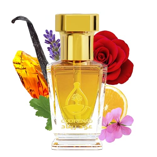Image of Oud Renad Amber Mystique Unisex Roll-On Perfume Oil - Premium Quality Arabic Men and Women, Luxury Niche Fragrance Oil, Long-Lasting Spicy Woody Scent, Alcohol-Free Attar Oil Based, Made in UK