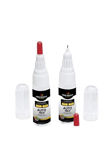 PRIME TOUCH UP Compatible With 2023 Cadillac Wave (GKK) Factory Matched Ultra Premium Basecoat Clearcoat Pen Brush - Touch Up Paint Kit
