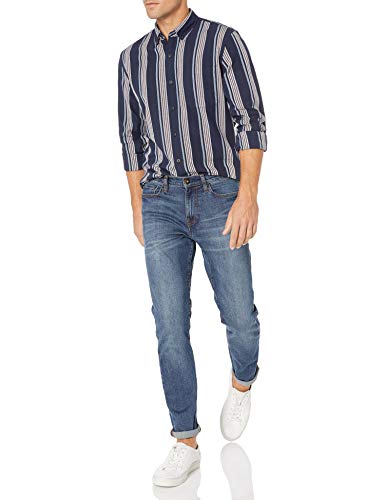 Goodthreads Camicia in Chambray a Maniche Lunghe