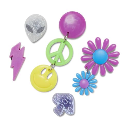 Image of Crocs Unisex's Jibbitz Shoe Spirit Girls Multi Pack, Charms for Teens, Festival, 5 Pack