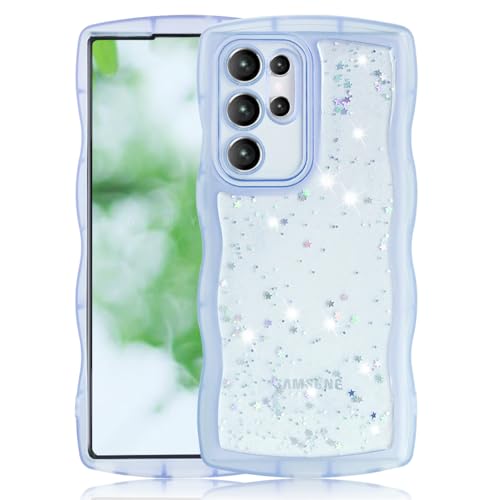 YUYIB �X�}�z�P�[�X �Ή� Samsung Galaxy s26 Ultra �P�[�X �N���A �L���L�� ���킢�� tpu�\�t�g ���^ ���h�~�w�� ����~�� �w��h�~ �X�g���b�v�z�[���t�� �Ή� �M�����N�V�[s26 Ultra �J�o�[ (�u���[)