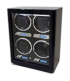 Heiden Nova Quad Watch Winder - Direct Drive Brushless Motor, LCD Digital Controls, Hand Made and Assembled