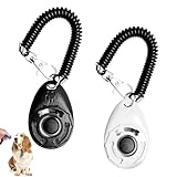 lvvhuan 2 Stück Klicker Hund, Clicker Hund, Clicker Katze, Hundeklicker, Hunde Clicker, für Welpen Verhalten Hundetraining Hundeerziehung für Katzen Pferde
