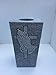 Granite Memorial Vase with Design Tapered (5