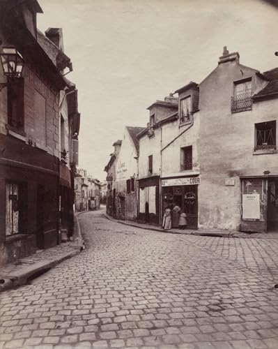 Affiche Rue De La Montagne Sainte Geneviève Eugène Atget pour un salon parisien élégant 60x90cm