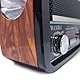 Retoo Retro Radio Bluetooth FM, Nostalgie Radio, Kofferradio, Gehäuse in Holzoptik, Vintage Radio, Kompaktanlage,Unterstützt USB, SD Karten Slot, Einfaches Küchenradio für Büro, Zuhause, Senioren